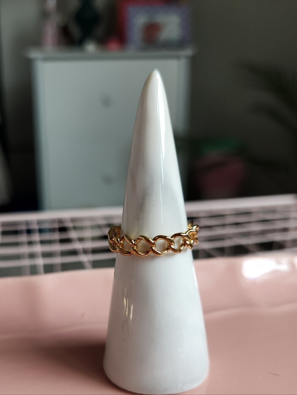 Kendra Scott Grace Band Ring In 18k Gold Vermeil